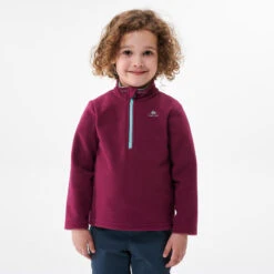 Quechua Polaire De Randonnée - MH100 Violette - Enfant 2-6 Ans -Quechua polaire de randonnee mh100 violette enfant 2 6 ans 8