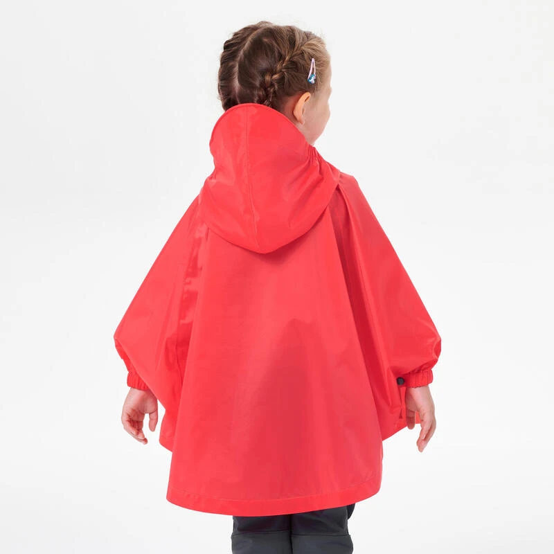 Quechua Poncho Imperméable De Randonnée - MH100 KID Rose - Enfant 2-6 Ans 6 Quechua Poncho Imperméable De Randonnée - MH100 KID Rose - Enfant 2-6 Ans – Image 4