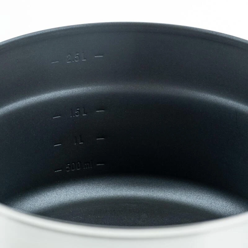 Quechua Popote Camp Du Randonneur MH500 Inox + Revêtement Anti-adhésif 4 Personnes 3,5L 10 Quechua Popote Camp Du Randonneur MH500 Inox + Revêtement Anti-adhésif 4 Personnes 3,5L – Image 8