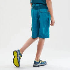 Quechua Short De Randonnée - MH500 Vert - Enfant 7-15 Ans 10 Quechua Short De Randonnée - MH500 Vert - Enfant 7-15 Ans -Quechua short de randonnee mh500 vert enfant 7 15 ans 3