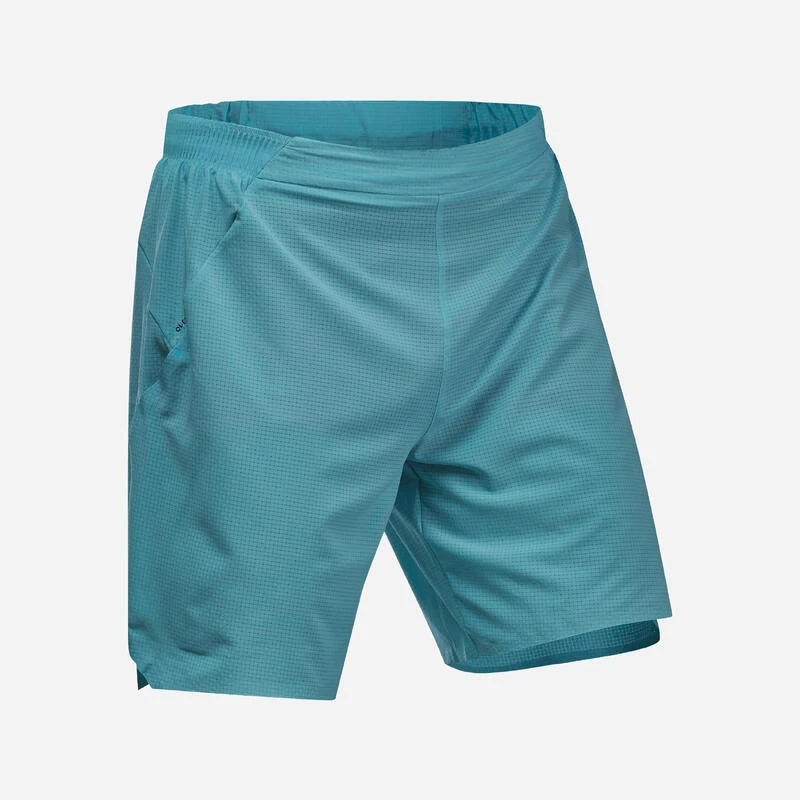 Quechua Short De Randonnée Rapide FH 900 Homme Bleu Tempête. 3 Quechua Short De Randonnée Rapide FH 900 Homme Bleu Tempête.