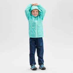 Quechua Sur-pantalon Imperméable De Randonnée - MH100 Bleu Marine - Enfant 2-6 ANS -Quechua sur pantalon impermeable de randonnee mh100 bleu marine enfant 2 6 ans 4
