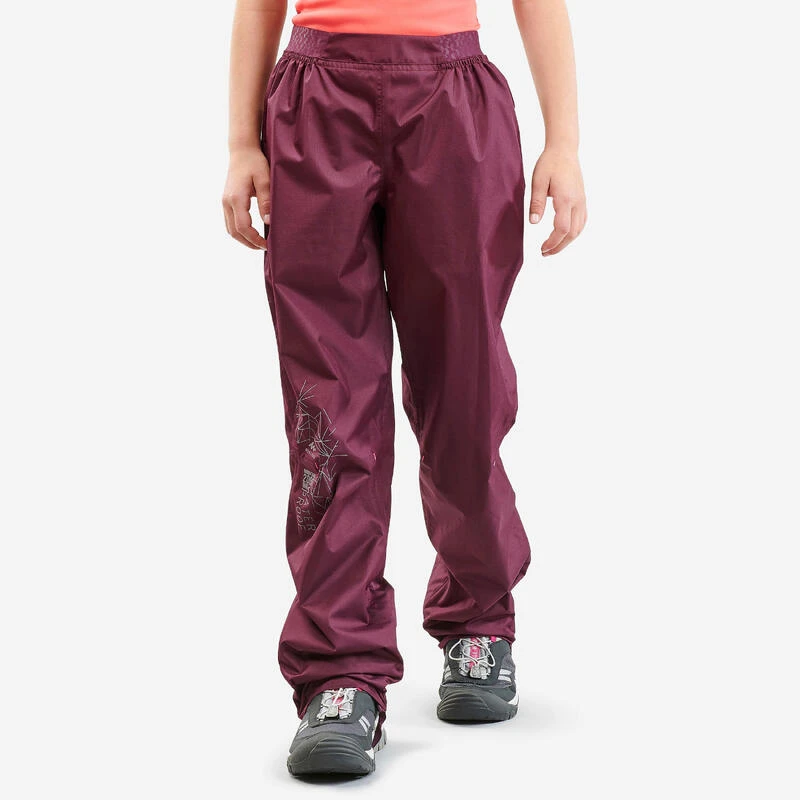 Quechua Surpantalon De Randonnée - MH500 Violet - Enfant 7-15 Ans 4 Quechua Surpantalon De Randonnée - MH500 Violet - Enfant 7-15 Ans – Image 2