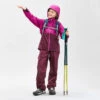 Quechua Surpantalon De Randonnée - MH500 Violet - Enfant 7-15 Ans