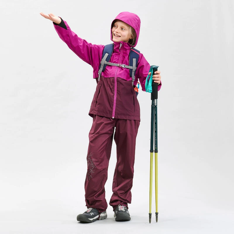 Quechua Surpantalon De Randonnée - MH500 Violet - Enfant 7-15 Ans 3 Quechua Surpantalon De Randonnée - MH500 Violet - Enfant 7-15 Ans