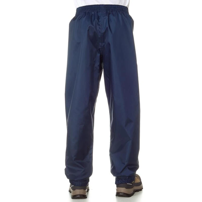 Quechua Surpantalon Imperméable De Randonnée - MH100 Bleu Marine - Enfant 7-15 Ans 6 Quechua Surpantalon Imperméable De Randonnée - MH100 Bleu Marine - Enfant 7-15 Ans – Image 4