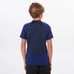 Quechua T SHIRT De Randonnée Enfant MH550 Bleu 7-15 Ans -Quechua t shirt de randonnee enfant mh550 bleu 7 15 ans 3