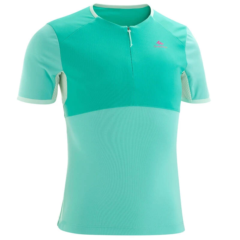 Quechua T Shirt De Randonnée Enfant - MH550 Turquoise - 7-15 Ans 3 Quechua T Shirt De Randonnée Enfant - MH550 Turquoise - 7-15 Ans