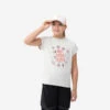 Quechua T-Shirt De Randonnée - MH100 BEIGE - Enfant 7-15 Ans -Quechua t shirt de randonnee mh100 beige enfant 7 15 ans