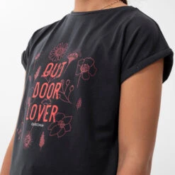 Quechua T-Shirt De Randonnée - MH100 GRIS FONCE - Enfant 7-15 Ans 11 Quechua T-Shirt De Randonnée - MH100 GRIS FONCE - Enfant 7-15 Ans -Quechua t shirt de randonnee mh100 gris fonce enfant 7 15 ans 4