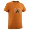 Quechua T-Shirt De Randonnée - MH100 Ocre - Enfant 7-15 Ans -Quechua t shirt de randonnee mh100 ocre enfant 7 15 ans