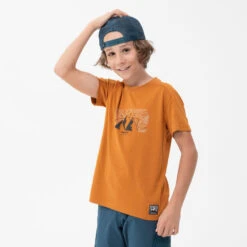 Quechua T-Shirt De Randonnée - MH100 Ocre - Enfant 7-15 Ans 9 Quechua T-Shirt De Randonnée - MH100 Ocre - Enfant 7-15 Ans -Quechua t shirt de randonnee mh100 ocre enfant 7 15 ans 2