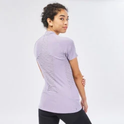 Quechua T-shirt Manches Courtes De Randonnée Montagne - MH500 - Violet - Femme 13 Quechua T-shirt Manches Courtes De Randonnée Montagne - MH500 - Violet - Femme -Quechua t shirt manches courtes de randonnee montagne mh500 violet femme 4