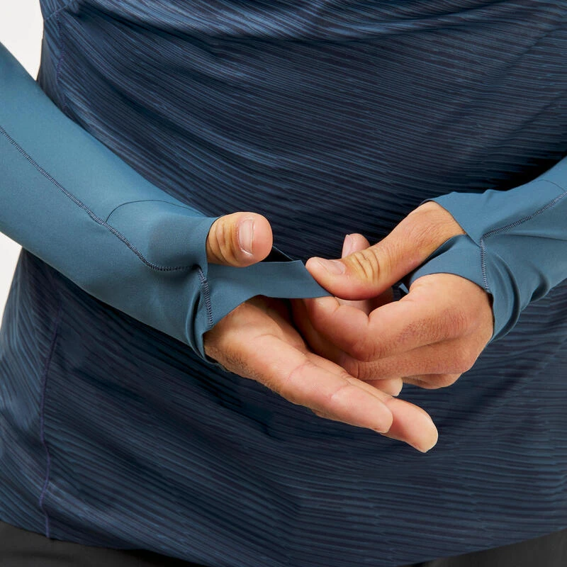 Quechua T-Shirt Manches Longues De Randonnée Anti-UV- Homme -MH550 7 Quechua T-Shirt Manches Longues De Randonnée Anti-UV- Homme -MH550 – Image 5