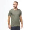 Quechua T-shirt NH500 Fresh Rec Khaki Men 1 Quechua T-shirt NH500 Fresh Rec Khaki Men -Quechua t shirt nh500 fresh rec khaki men