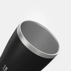 Quechua Tasse / Verre MH500 Isotherme (double Paroi Inox) Camp Du Randonneur 0,5L Noir -Quechua tasse verre mh500 isotherme double paroi inox camp du randonneur 05l noir 2