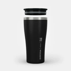 Quechua Tasse / Verre MH500 Isotherme (double Paroi Inox) Camp Du Randonneur 0,5L Noir -Quechua tasse verre mh500 isotherme double paroi inox camp du randonneur 05l noir 7