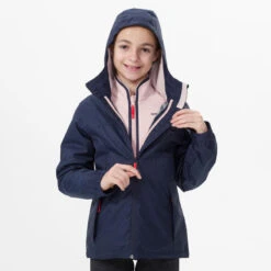 Quechua VESTE 3en1 IMPERMEABLE DE RANDONNÉE - SH100 WARM -0,5°C - ENFANT 7 - 15 ANS -Quechua veste 3en1 impermeable de randonnee sh100 warm 05c enfant 7 15 ans 2