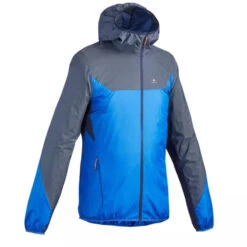 Quechua Veste Coupe Vent De Randonnée Rapide Homme FH500 Helium Wind Bleu