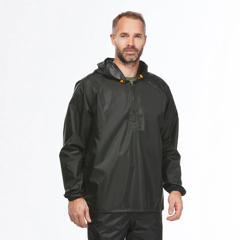 Quechua Veste Coupe Vent Et Déperlante De Randonnée - Raincut 1/2 Zip - Homme 7 Quechua Veste Coupe Vent Et Déperlante De Randonnée - Raincut 1/2 Zip - Homme – Image 5