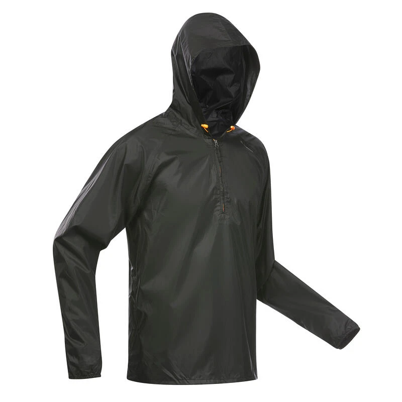 Quechua Veste Coupe Vent Et Déperlante De Randonnée - Raincut 1/2 Zip - Homme 3 Quechua Veste Coupe Vent Et Déperlante De Randonnée - Raincut 1/2 Zip - Homme