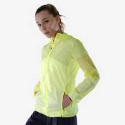 Quechua Veste Coupe Vent Ultra Légère De Randonnée Rapide Femme FH 500 Hélium Wind Jaune -Quechua veste coupe vent ultra legere de randonnee rapide femme fh 500 helium wind jaune 7