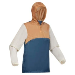 Quechua Veste Coupe Vente Et Déperlante De Randonnée - Raincut 1/2 Zip - Femme -Quechua veste coupe vente et deperlante de randonnee raincut 12 zip femme 1