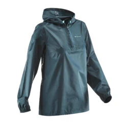 Quechua Veste Coupe Vente Et Déperlante De Randonnée - Raincut 1/2 Zip - Femme