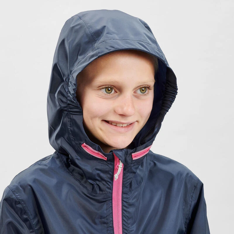 Quechua Veste Imperméable De Randonnée - MH150 Bleu Marine - Enfant 7-15 Ans 7 Quechua Veste Imperméable De Randonnée - MH150 Bleu Marine - Enfant 7-15 Ans – Image 5