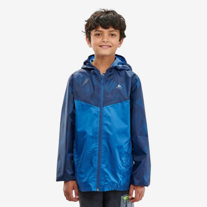 Quechua Veste Imperméable De Randonnée - MH150 Bleue - Enfant 7-15 Ans 5 Quechua Veste Imperméable De Randonnée - MH150 Bleue - Enfant 7-15 Ans – Image 3