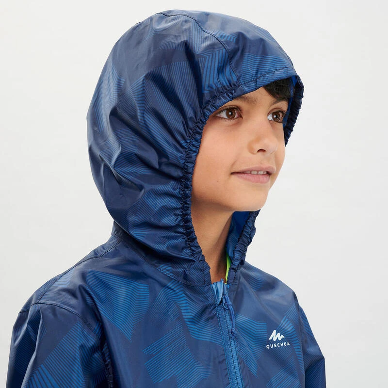 Quechua Veste Imperméable De Randonnée - MH150 Bleue - Enfant 7-15 Ans 7 Quechua Veste Imperméable De Randonnée - MH150 Bleue - Enfant 7-15 Ans – Image 5