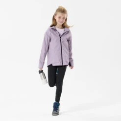Quechua Veste Imperméable De Randonnée - MH500 Violette - Enfant 7-15 Ans -Quechua veste impermeable de randonnee mh500 violette enfant 7 15 ans 1