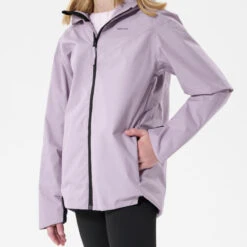 Quechua Veste Imperméable De Randonnée - MH500 Violette - Enfant 7-15 Ans -Quechua veste impermeable de randonnee mh500 violette enfant 7 15 ans 6
