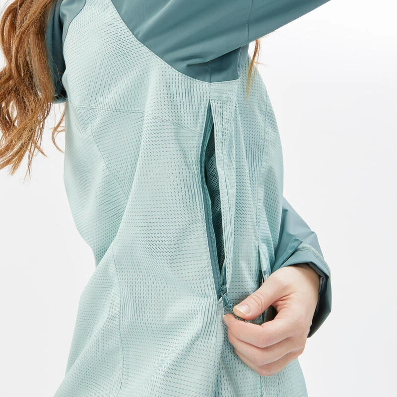 Quechua Veste Imperméable De Randonnée Montagne - MH100 - Femme 11 Quechua Veste Imperméable De Randonnée Montagne - MH100 - Femme – Image 9