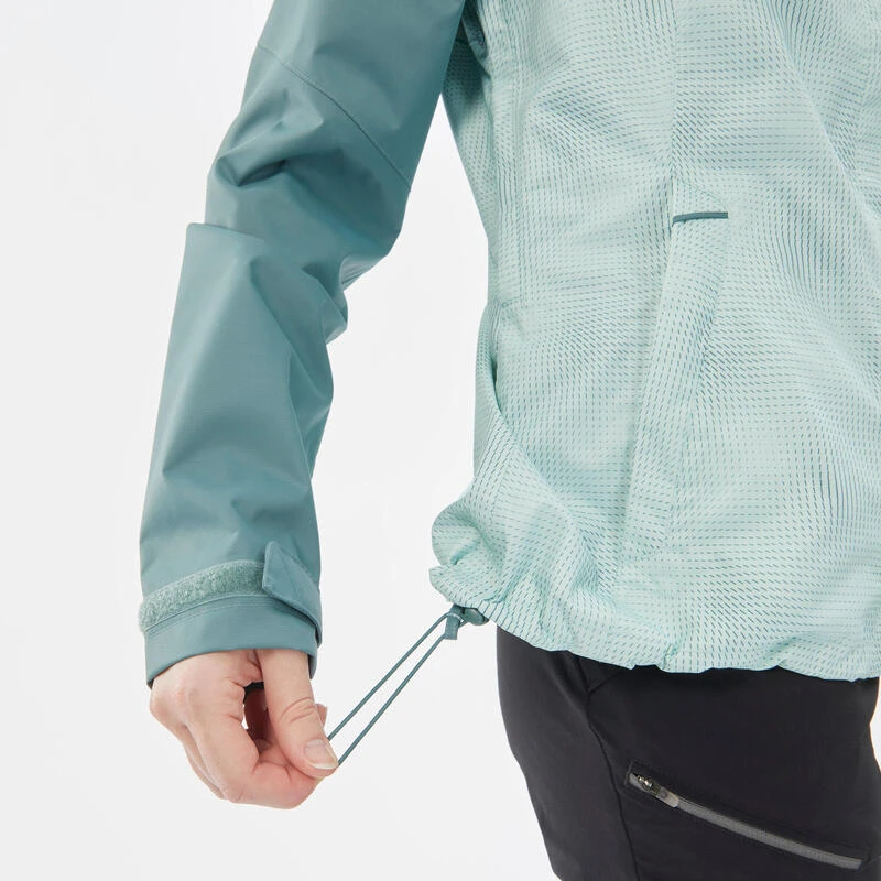 Quechua Veste Imperméable De Randonnée Montagne - MH100 - Femme 12 Quechua Veste Imperméable De Randonnée Montagne - MH100 - Femme – Image 10