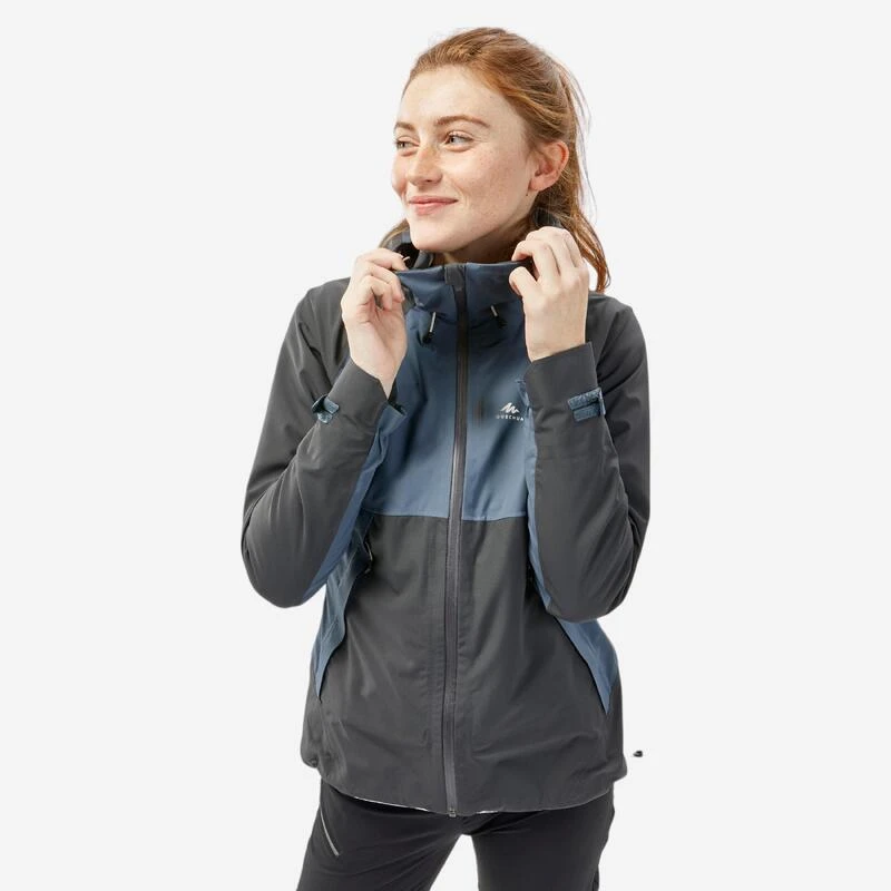 Quechua Veste Imperméable De Randonnée Montagne - MH500 - Femme 6 Quechua Veste Imperméable De Randonnée Montagne - MH500 - Femme – Image 4