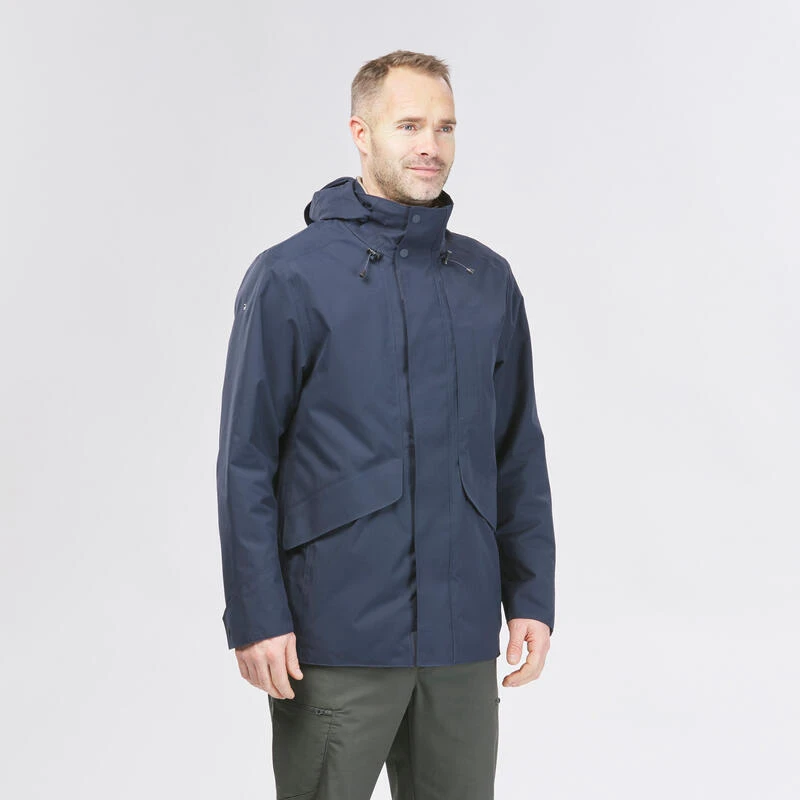 Quechua Veste Imperméable De Randonnée - NH550 Imper - Homme 5 Quechua Veste Imperméable De Randonnée - NH550 Imper - Homme – Image 3