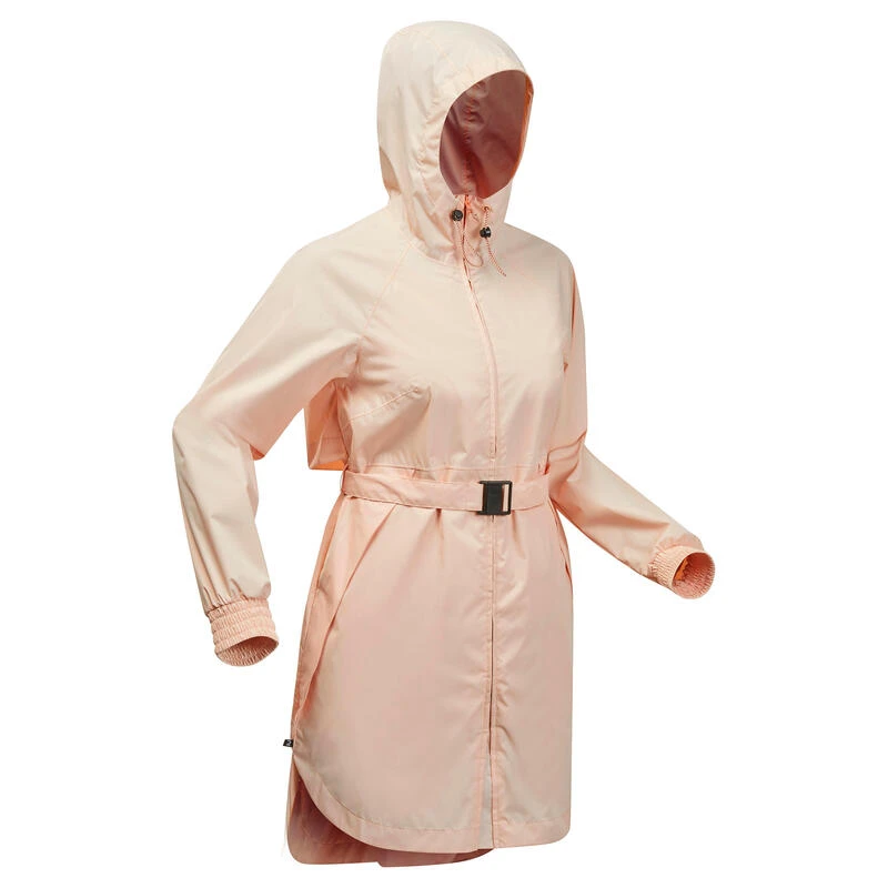 Quechua Veste Longue Imperméable De Randonnée - Raincut Long - Femme 3 Quechua Veste Longue Imperméable De Randonnée - Raincut Long - Femme