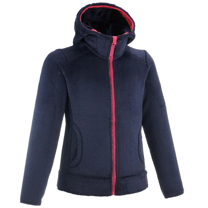 Quechua Veste Polaire Chaude De Randonnée - MH500 Bleu - Enfant 7-15 Ans 3 Quechua Veste Polaire Chaude De Randonnée - MH500 Bleu - Enfant 7-15 Ans