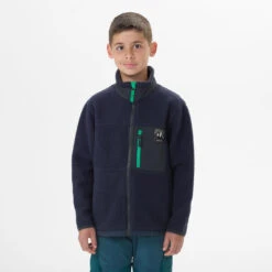 Quechua VESTE POLAIRE CHAUDE DE RANDONNEE - MH500 BLEUE MARINE - ENFANT 7-15 ANS -Quechua veste polaire chaude de randonnee mh500 bleue marine enfant 7 15 ans 11