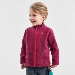 Quechua Veste Polaire De Randonnée - MH150 Violette - Enfant 2-6 Ans -Quechua veste polaire de randonnee mh150 violette enfant 2 6 ans 7