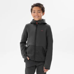 Quechua VESTE POLAIRE DE RANDONNEE - MH500 NOIRE GRISE - ENFANT 7-15 ANS 10 Quechua VESTE POLAIRE DE RANDONNEE - MH500 NOIRE GRISE - ENFANT 7-15 ANS -Quechua veste polaire de randonnee mh500 noire grise enfant 7 15 ans 3