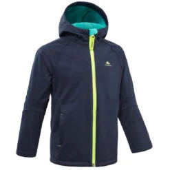 Quechua Veste Softshell De Randonnée - MH550 Bleu Marine - Enfant 2 - 6 Ans