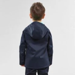 Quechua Veste Softshell De Randonnée - MH550 Bleu Marine - Enfant 2 - 6 Ans -Quechua veste softshell de randonnee mh550 bleu marine enfant 2 6 ans 7