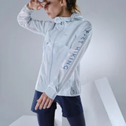 Quechua Veste Ultra Légère Hybride De Randonnée Rapide FH900 Femme Grise. -Quechua veste ultra legere hybride de randonnee rapide fh900 femme grise 4